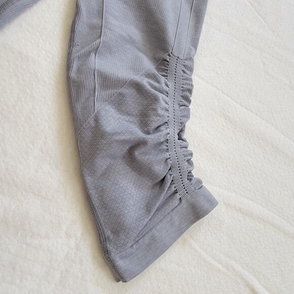 Lululemon Awakening Capri Legging Taryn Toomey‎ Tight Crop Capri Scrunch Grey - Picture 7 of 12